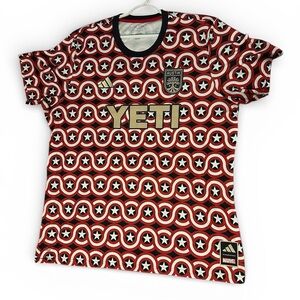 Adidas MLS x Marvel Captain America Austin FC Soccer Prematch Jersey IQ4211